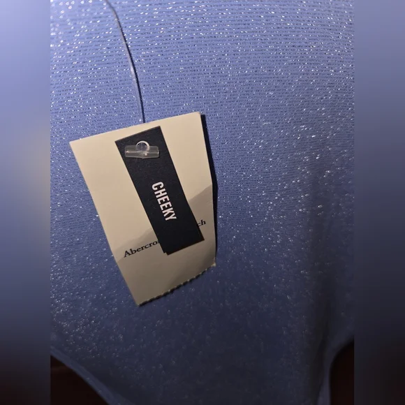 Abercrombie & Fitch Light Blue Shimmer Bikini Set - Picture 5 of 8